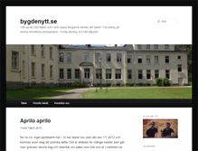 Tablet Screenshot of bygdenytt.se